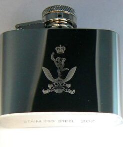 Queen's Gurkha Signals Hip Flask