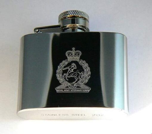 Royal Army Veterinary Corps Hip Flask