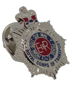 Royal Corps of Transport Lapel Pin Badge in Chrome & Enamel