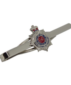 Royal Corps of Transport Tie Clip in Chrome & Enamel