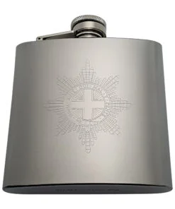 Coldstream Guards Stainless Steel Hip Flask