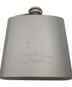 Royal Regiment of Scotland Stainless Steel Hip Flask
