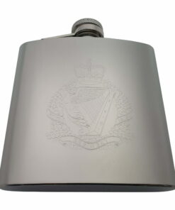 Royal Irish Regiment Stainless Steel Hip Flask