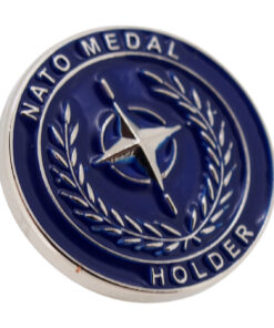NATO Medal Holder Lapel Badge